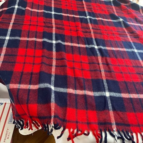 Faribo Woolen Mill Company Acrylic Plaid Wool Fringe Blanket Throw - Picture 11 of 16